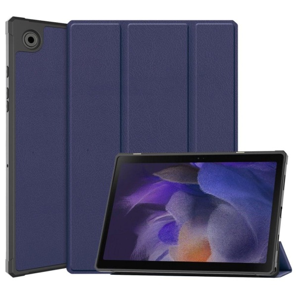Samsung Galaxy Tab A8 10.5 (2021) tri-fold PU leather flip case Blå