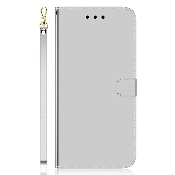 Mirror Samsung Galaxy A34 5G Läppäkotelo - Hopea Silver grey