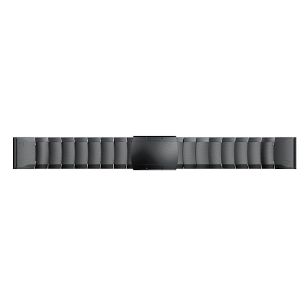 Garmin Fenix 6X rustfrit stål Urrem - Sort Black