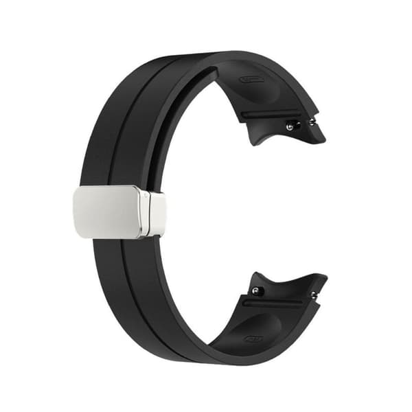 Samsung Galaxy Watch 5 / 5 Pro / 4 / 3 silikoninen ranneke - Musta Black