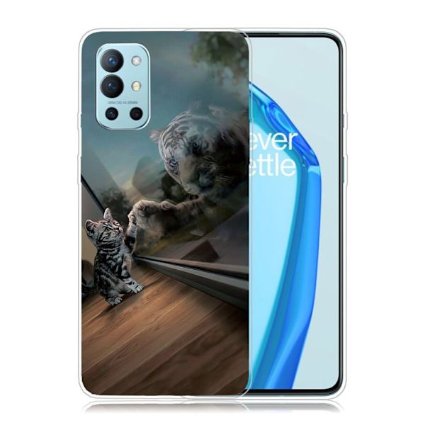 Deco Oneplus 9r Etui - Kat og Tiger Brown