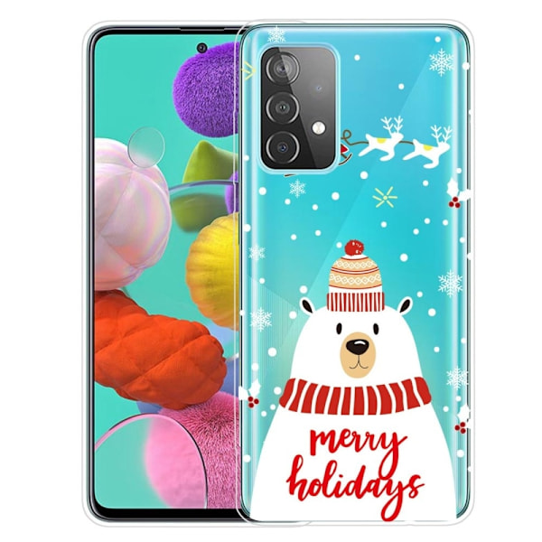 Julfodral till Samsung Galaxy A13 4G - Isbjörn Vit