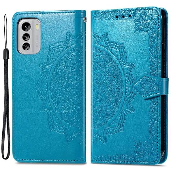 Mandala Nokia G60 Flip Fodral - Blå Blå