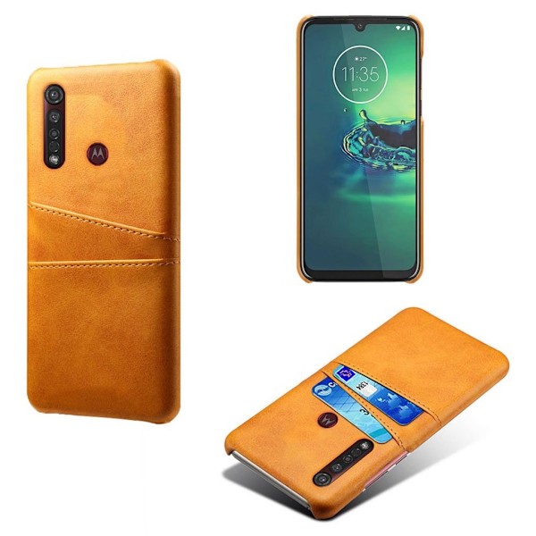 Dual Card cover – Motorola Moto G8 Plus – Orange Orange