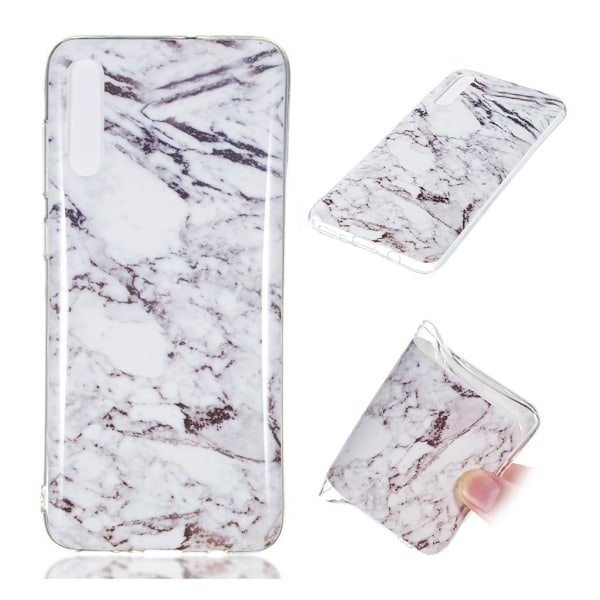 Marble design Samsung Galaxy A70 kotelot - Tyyli H Purple