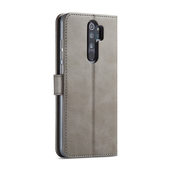 LC.IMEEKE Xiaomi Redmi 9 Flip Case - Grå Silver grey