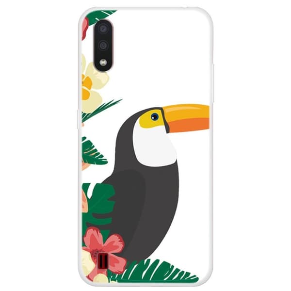 Deco Samsung Galaxy A01 Etui - Bird Black