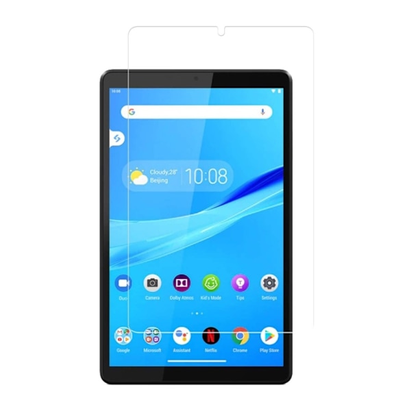 Lenovo Tab M8 arc edge hærdet glas skærmbeskyttelse Transparent