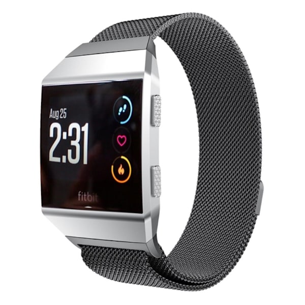 Fitbit Ionic rem i rustfri stål - Sort Black