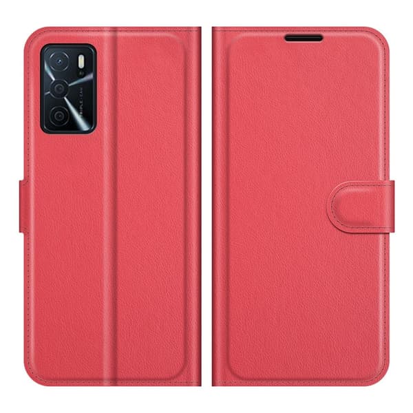 Classic Oppo A54s / Oppo A16s / Oppo A16 flip etui - Rød Red