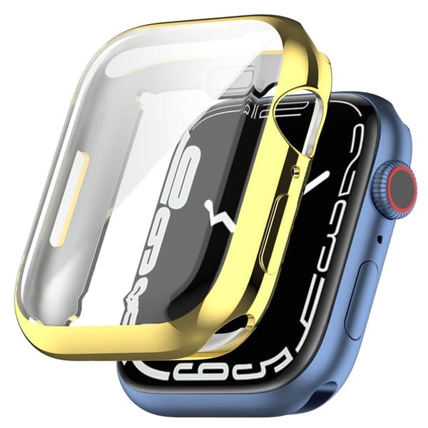 Apple Watch (45 mm) snyggt TPU-skal - Guld Guld