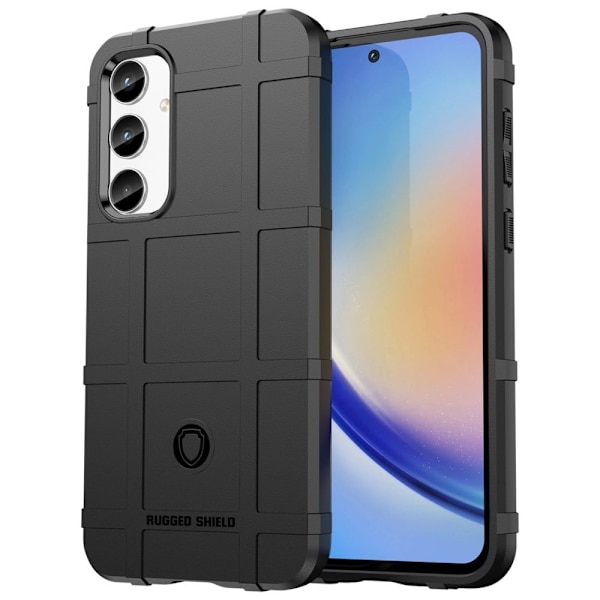 Rugged Shield Samsung Galaxy A35 kotelot - Musta Black