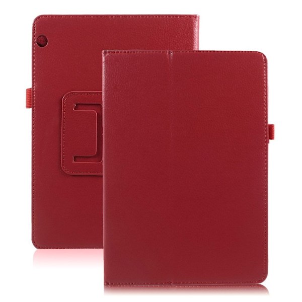 Huawei MediaPad T3 10 moderni nahkakotelo - Punainen Red