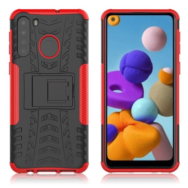 Offroad Samsung Galaxy A21 skal - Röd Röd