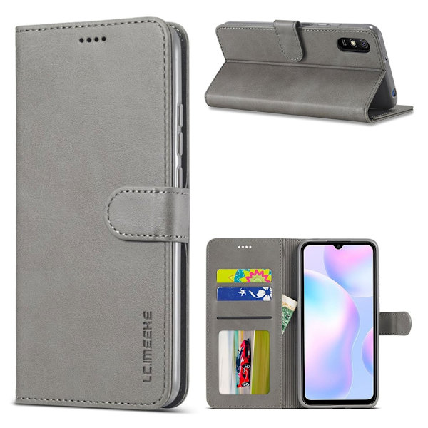 LC.Imeeke Samsung Galaxy M02 / A02 Flippetui - Grå Silver grey