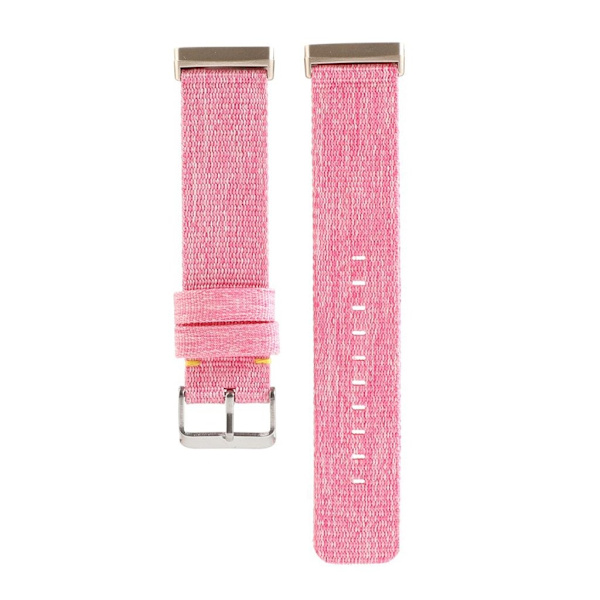 Fitbit Versa 3 kangaskellon ranneke - Pinkki Pink