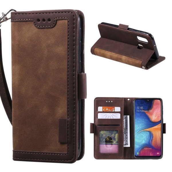 Surburbian Samsung Galaxy A20e flip etui - Brun Brown