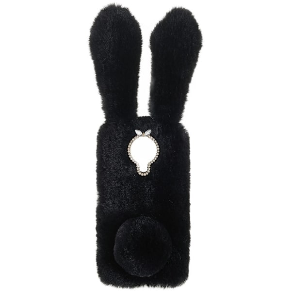 Fluffy Rabbit Nokia G20 / Nokia G10 Cover - Sort Black