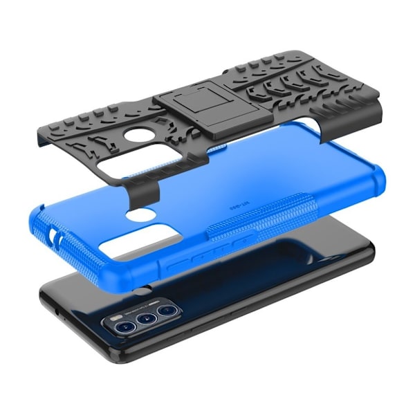 Offroad Motorola Moto G60 cover - Blå Blue