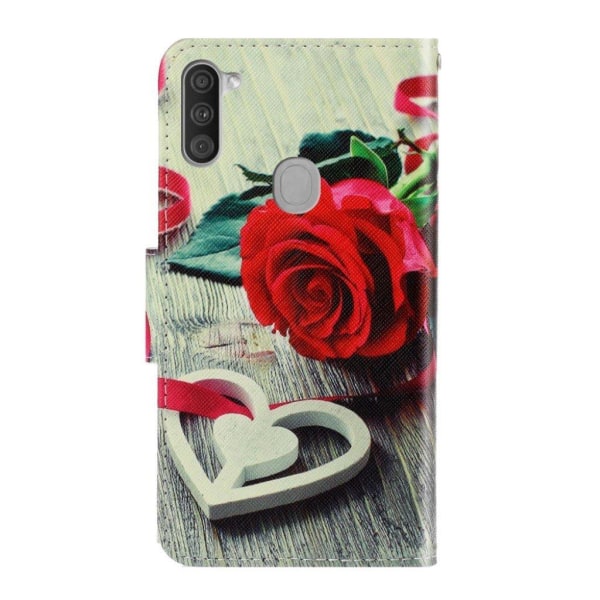 Wonderland Samsung Galaxy A11 etui - Rød Rose Red