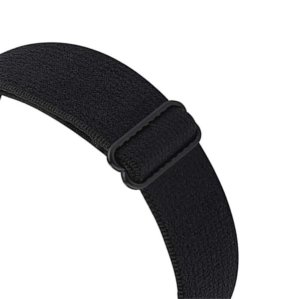 Elastisk urrem i nylon til Fitbit Luxe - Sort Black