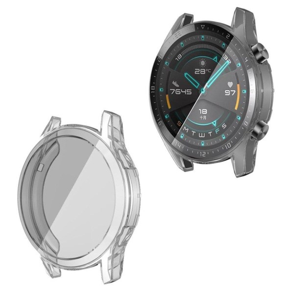 Huawei Watch GT 2 46mm tyylikäs TPU-suojus - Läpinäkyvä Transparent