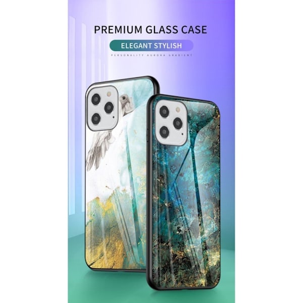 Fantasy Marmor iPhone 12 Pro / iPhone 12 skal - Flygande Duva multifärg