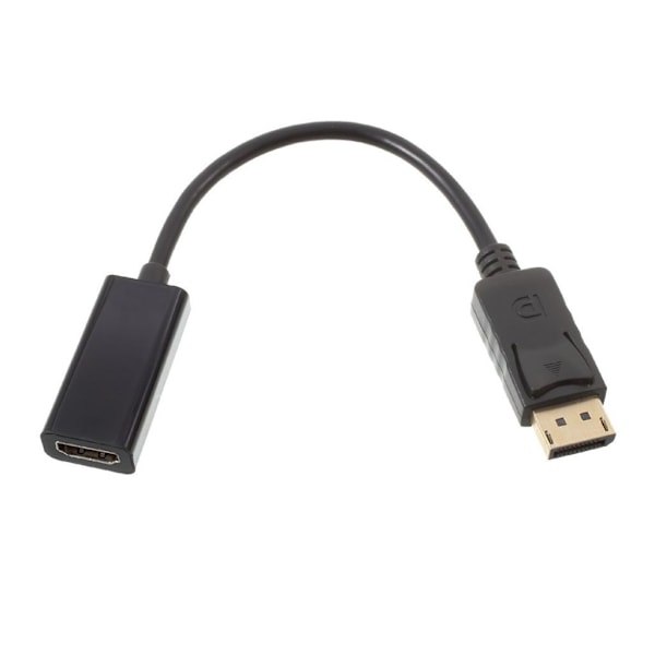 Universaali DisplayPort DP uros HDMI naaras adapteri muunnin Black