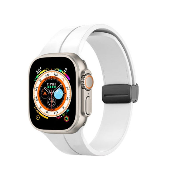 Apple Watch Series 8 (41mm) silikonerem - Hvid White