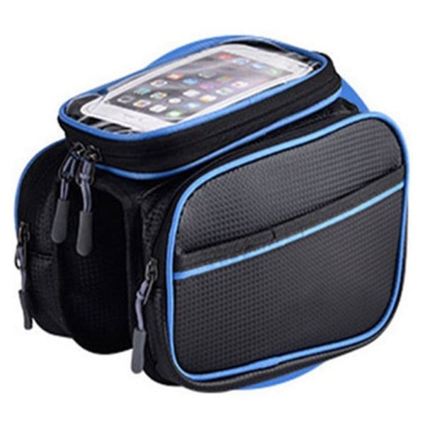 Bicycle phone holder + waterproof mount bag - Blue Blå