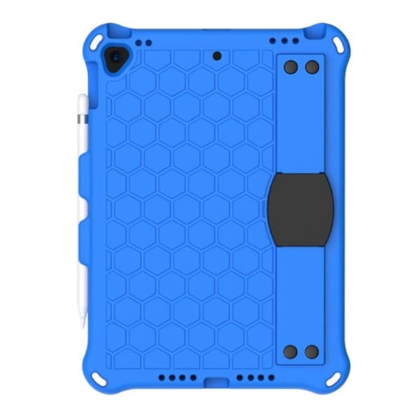 iPad 10.2 (2019) honeycomb EVA silikone kombo etui - Blå Blue