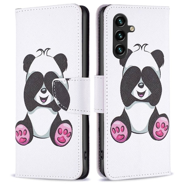 Wonderland Samsung Galaxy A14 Flip Etui - Panda White