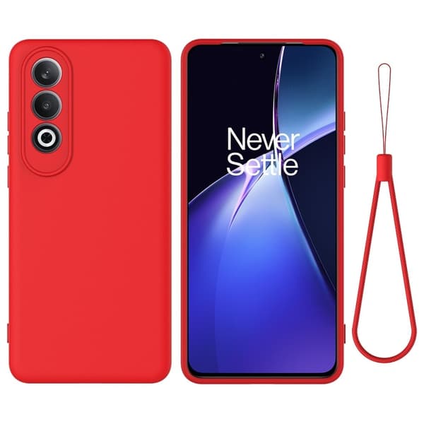 Matte Liquid OnePlus Nord CE4 silikone cover - Rød Red