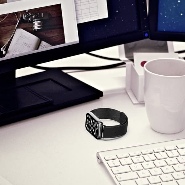 Xiaomi Smart Band 8 Pro milanese metallihihna - Starlight Väri Silver grey