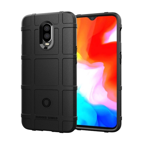 OnePlus 6T mjukt fodral mot stötar - Svart Svart