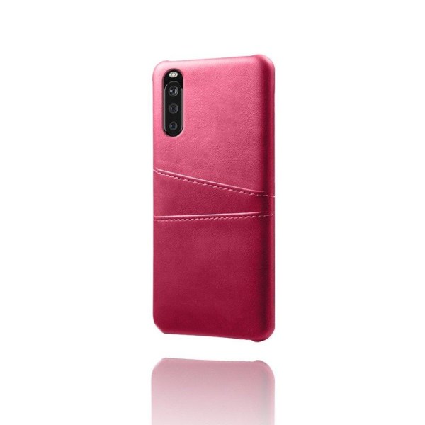 Dual Card Etui Sony Xperia 10 II - Rose Pink