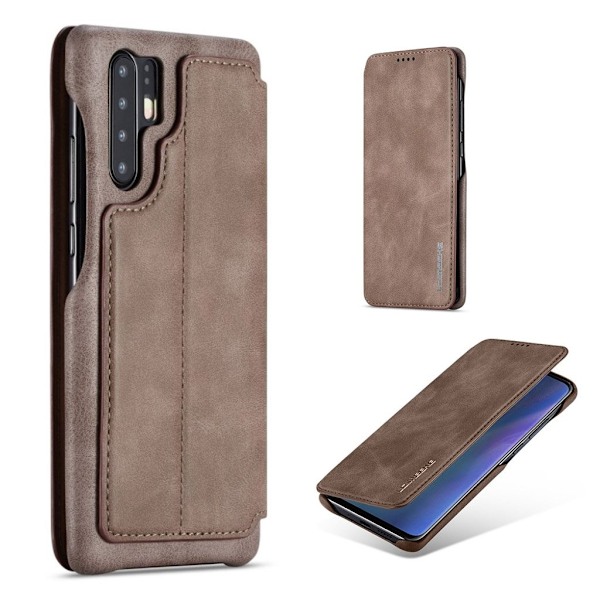 LC.Imeeke läder Huawei P30 Pro fodral - Brun Brun
