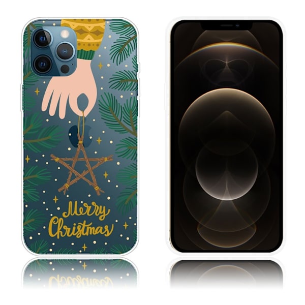 Juleveske til iPhone 12 Pro Max - Stjerne Brown