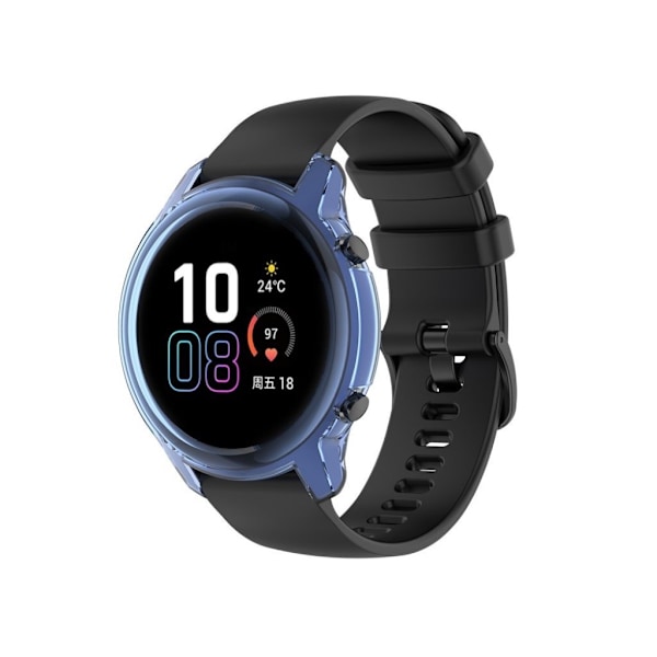 Honor MagicWatch 2 42 mm hållbart fodral - Transparent Blå Blå