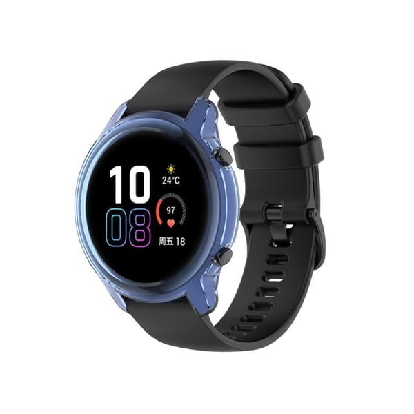 Honor MagicWatch 2 42mm holdbart etui - Gennemsigtig Blå Blue