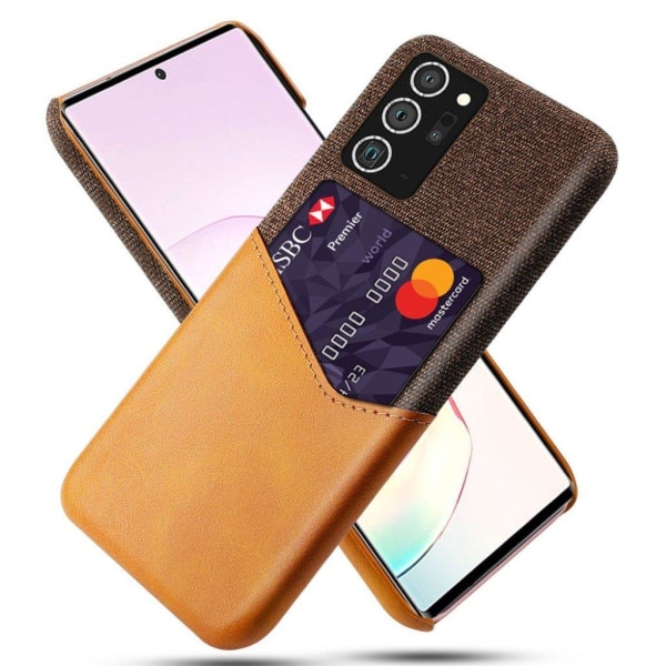 Bofink Samsung Galaxy Note 20 Card kuoret - Ruskea Brown