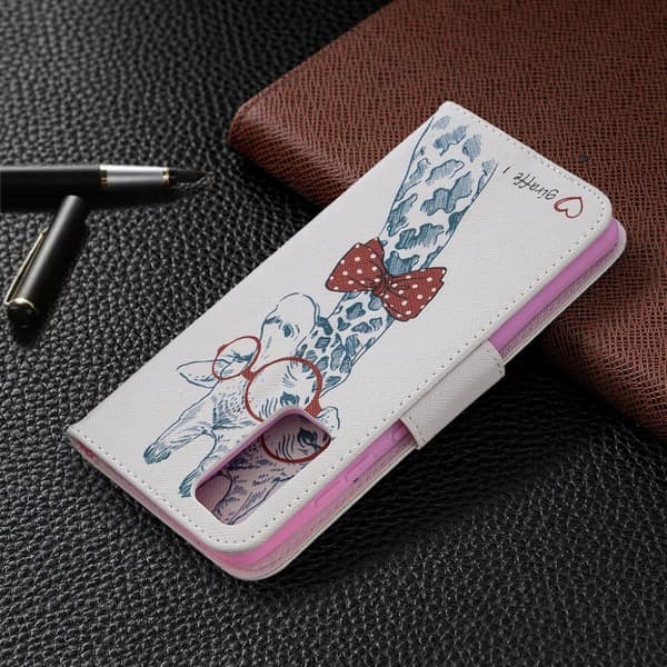 Wonderland Samsung Galaxy S20 FE 5G / S20 Fe Flippetui - Sjiraff Multicolor