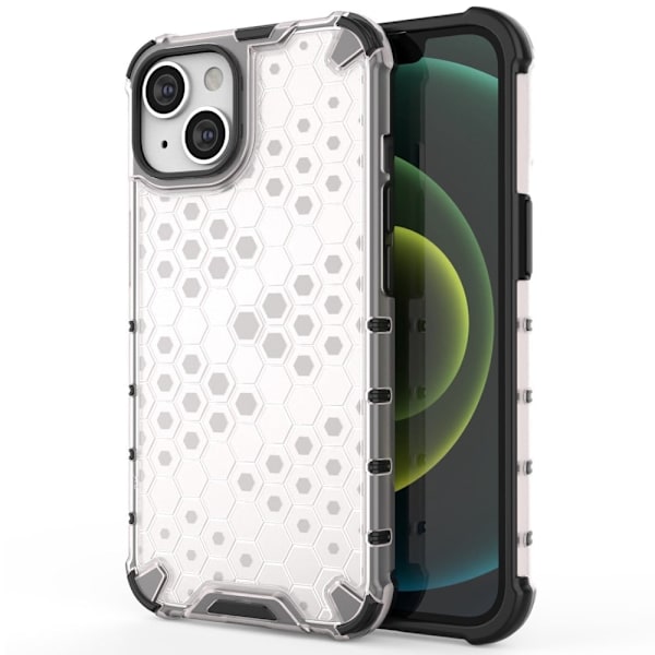 Bofink Honeycomb iPhone 14 Plus deksel - Grå Silver grey