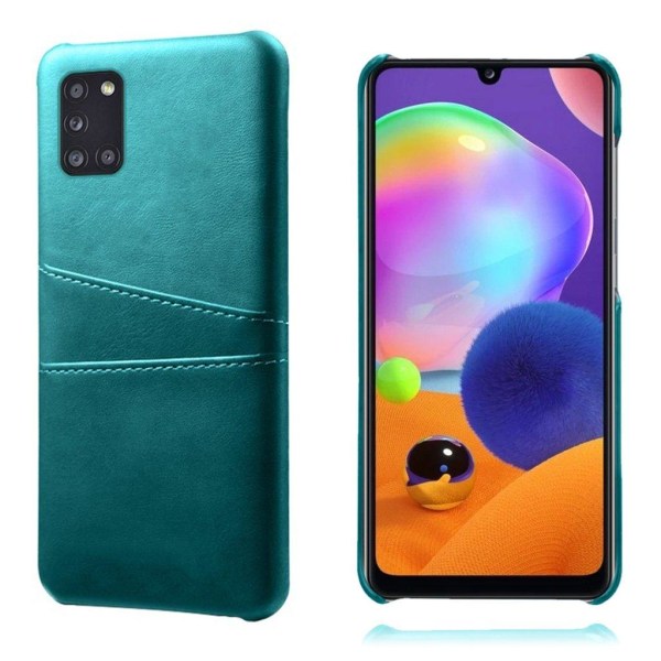 Samsung Galaxy A31 skal med korthållare - Grön Grön