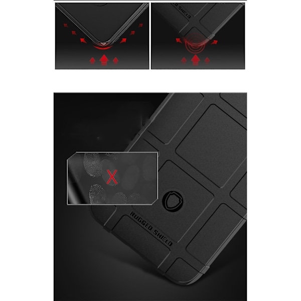 Rugged Shield Samsung Galaxy M30s / Samsung Galaxy M21 skal - Svart Svart