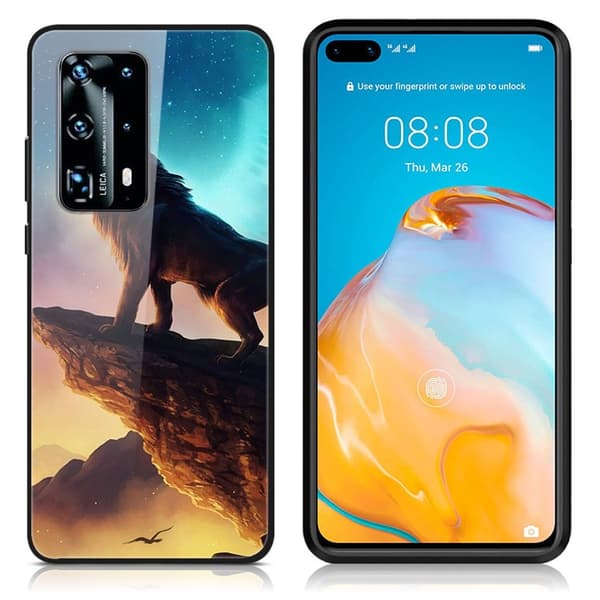 Fantasy Huawei P40 deksel - Lion Multicolor