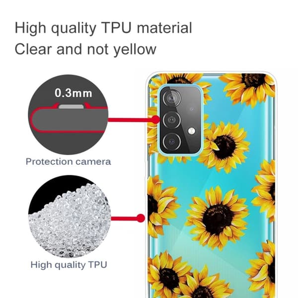 Deco Samsung Galaxy A23 deksel - Solsikke Yellow