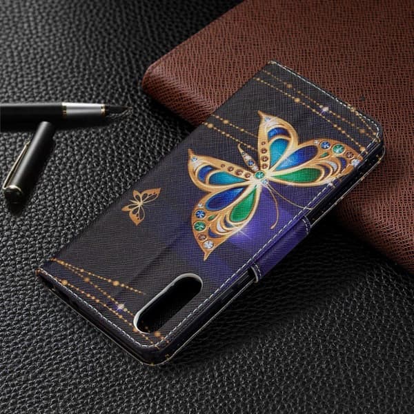 Wonderland Sony Xperia L4 flip-etui - Sommerfugl Multicolor