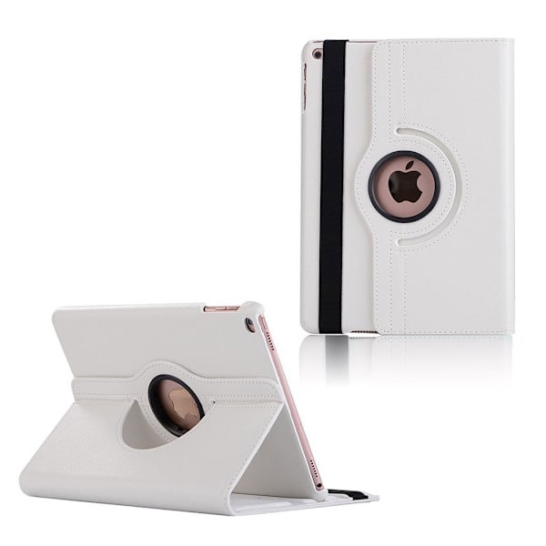 iPad (2017) flot og holdbart læder etui - Hvid White
