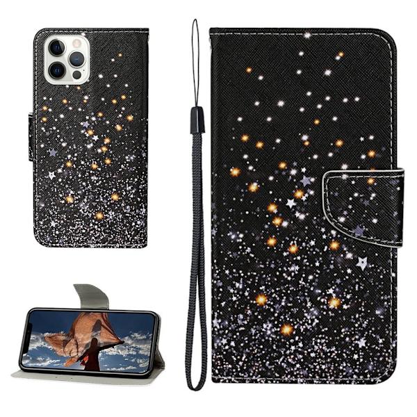 Wonderland iPhone 13 Pro Max Flippetui - Stjerne Black